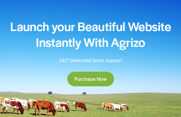 Agriculture & Dairy Farm WordPress Theme