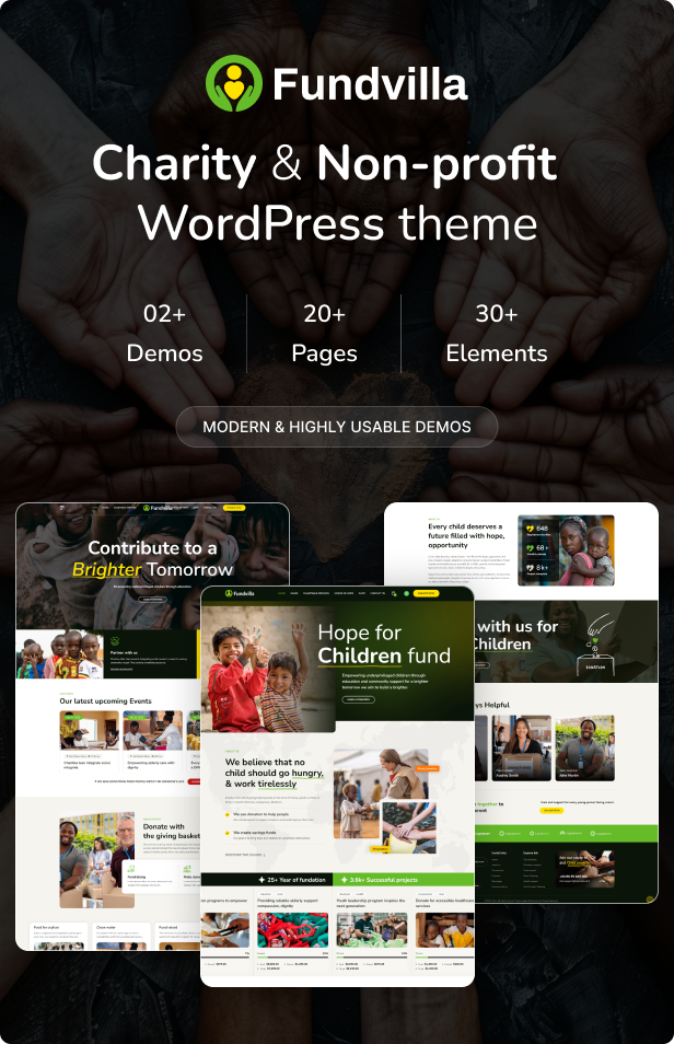 Charity & Fundraising WordPress Theme