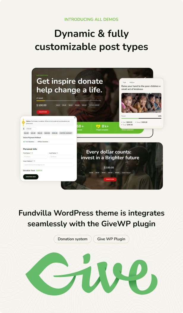 Charity & Fundraising WordPress Theme