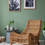 Weaving modern bamboo chair