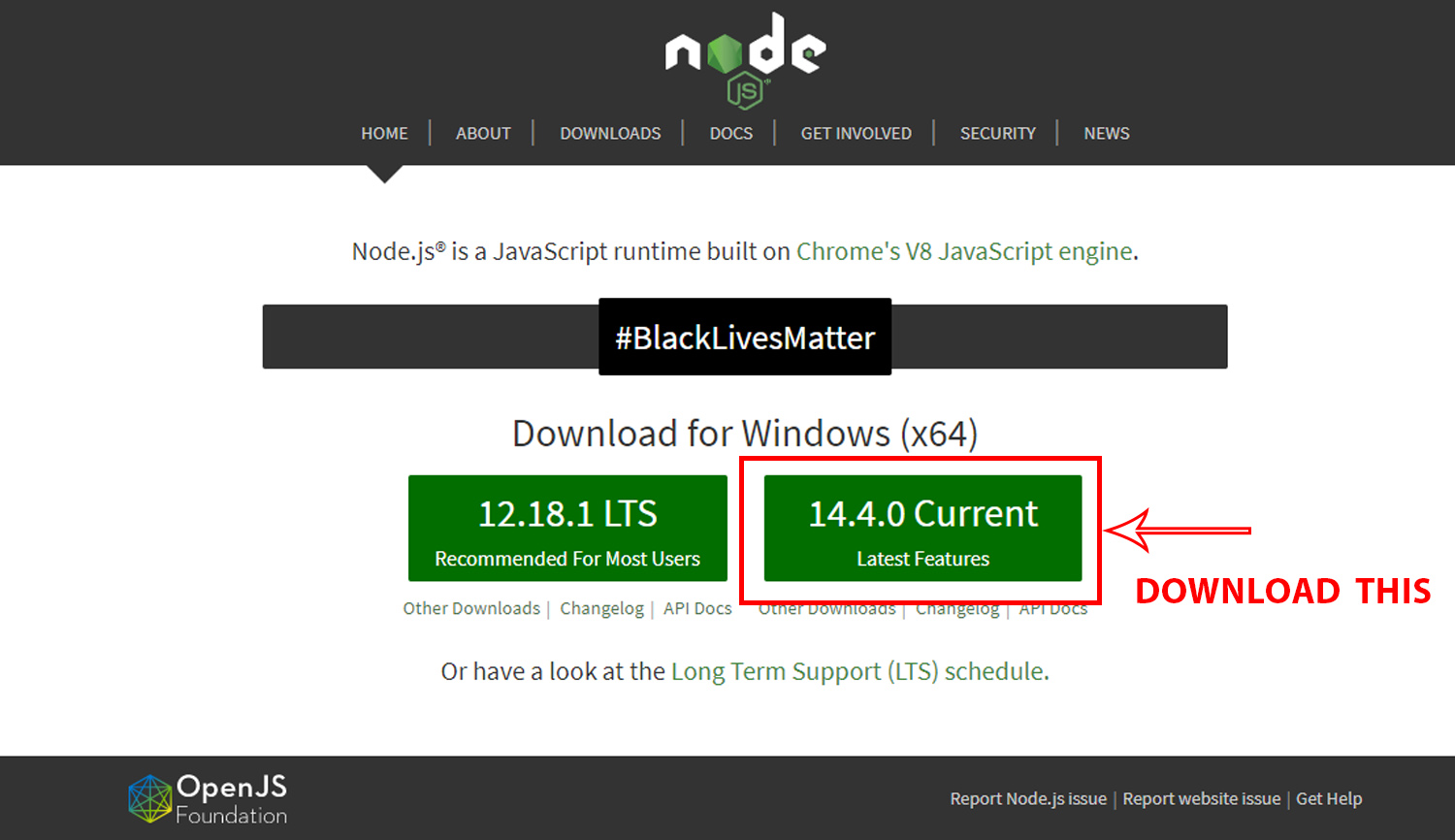 node-install