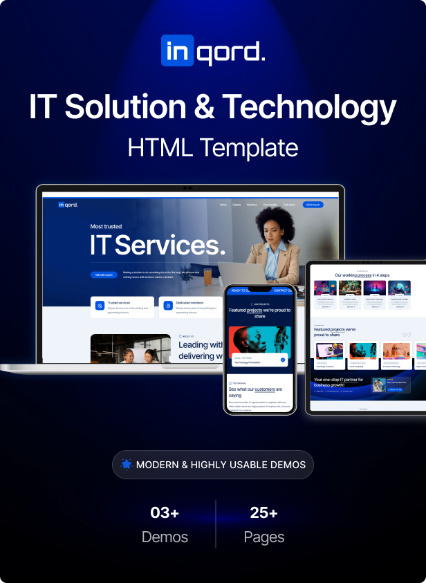 IT Solutions & Technology Services HTML5 Template