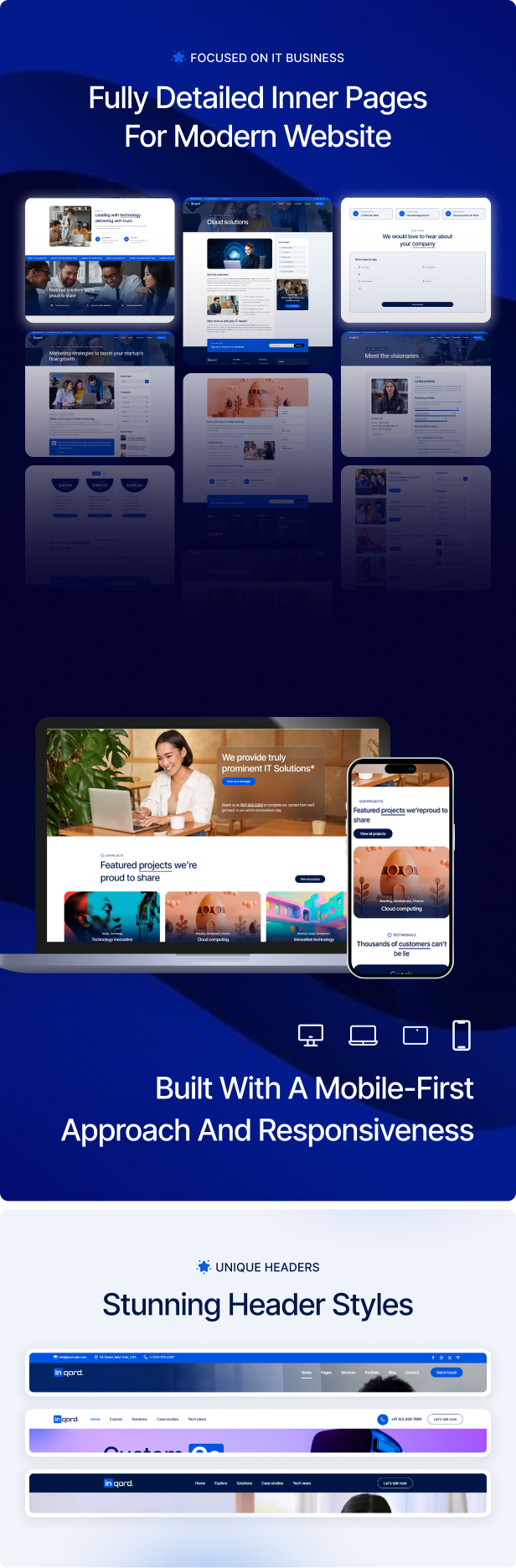 IT Solutions & Technology Services HTML5 Template