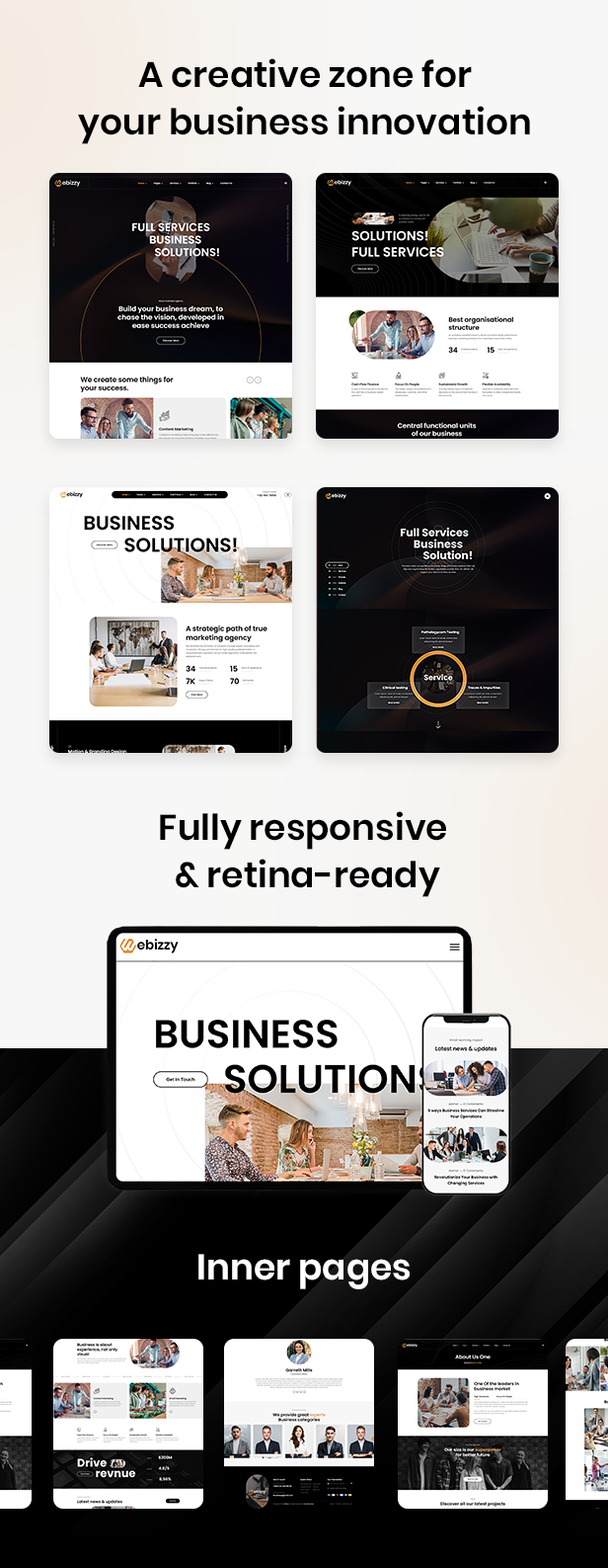 Webizzy Business Consulting Template