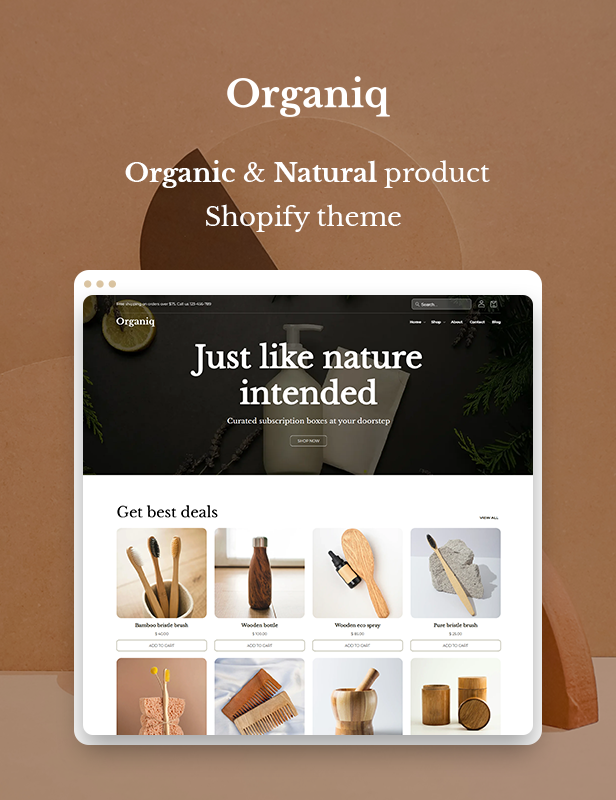 Organic Shop Shopify Theme