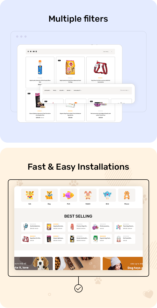 Pet Store and Pet Food Shopify Theme