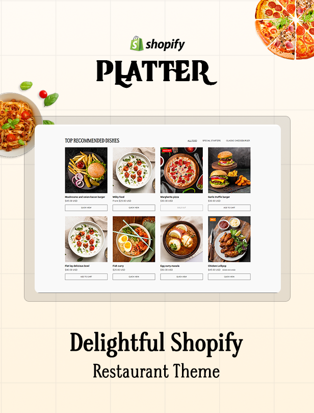 Fast Food Shopify Theme