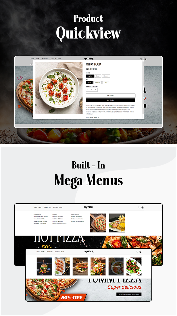 Fast Food Shopify Theme
