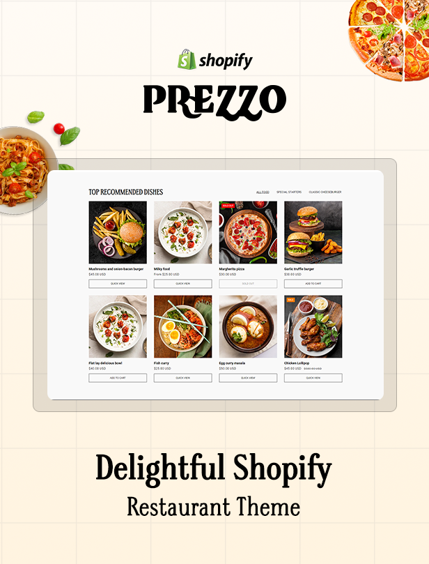Fast Food Restaurant Shopify Theme