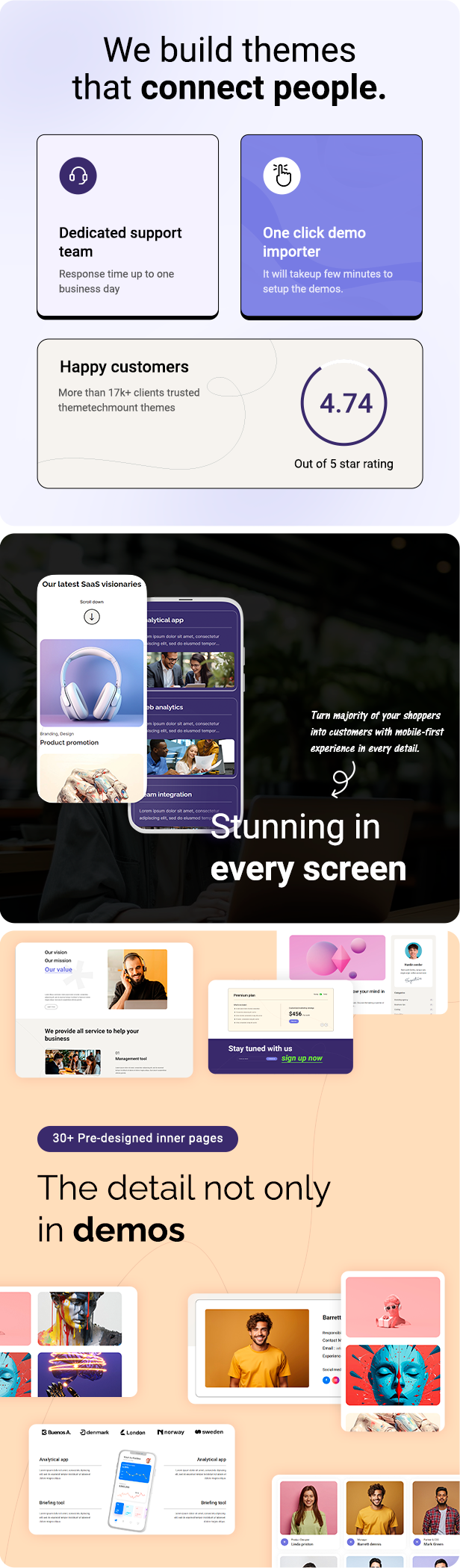 SaaS & Tech Startup WordPress Theme