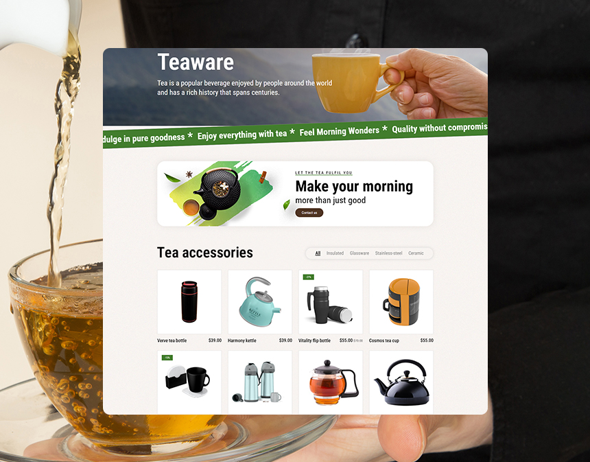 Shop teaware store