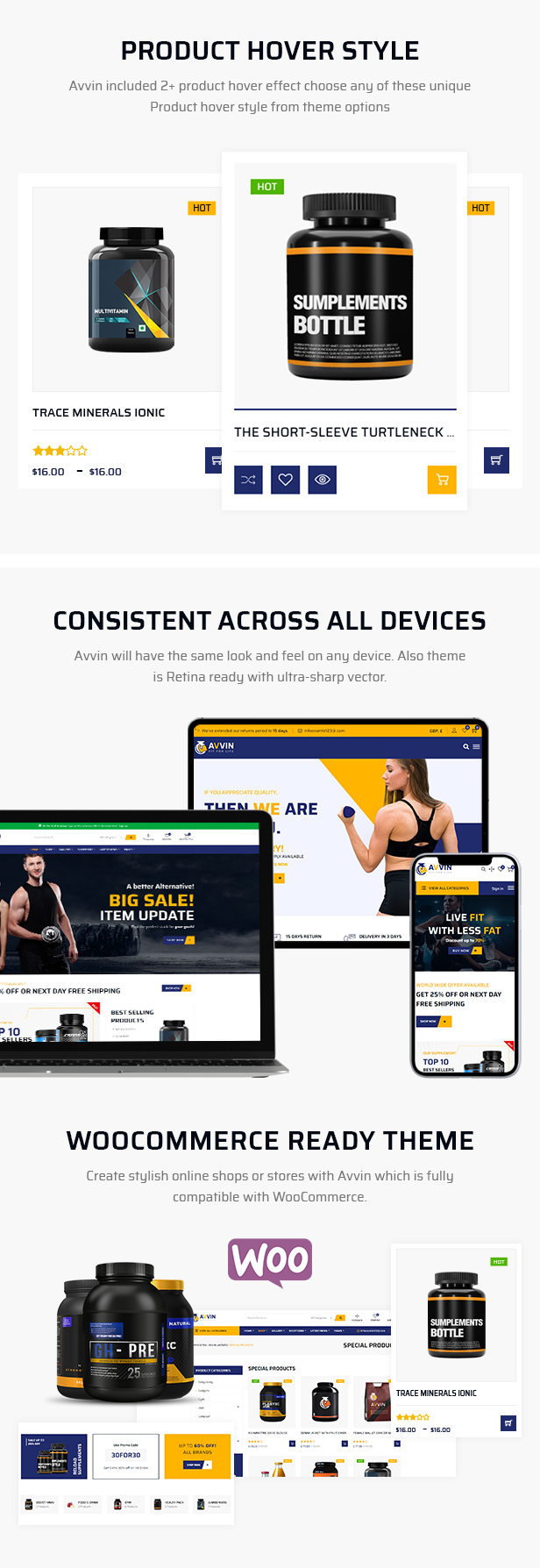Supplement Store WooCommerce Theme