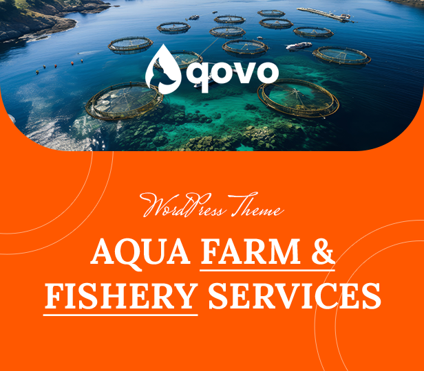 AquaFarm & Fishery Services WordPress Theme