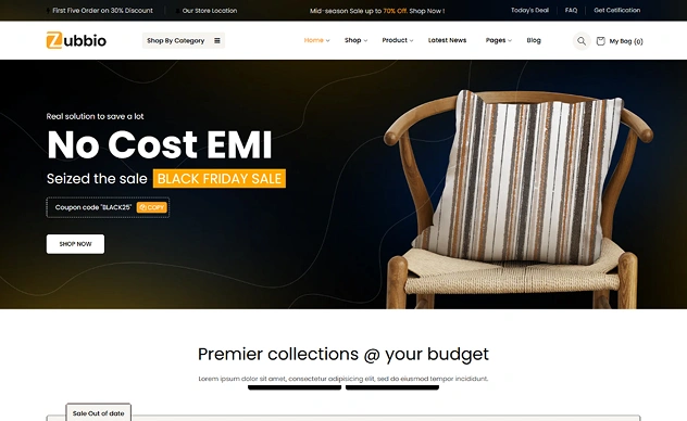Zubbio - Shopify Furniture Store