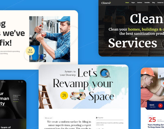 WordPress, handyman theme by Themetechmount, builder, carpenter, cleaning, construction, electrician, engineer, freelancer, gardner, handyman, home maintenance, industry, maintenance, painter, plumber, renovation, Handyman Business Themes