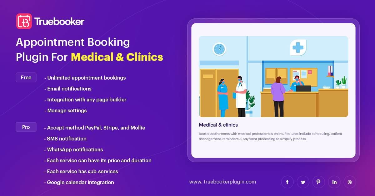 Clinic Booking Plugin