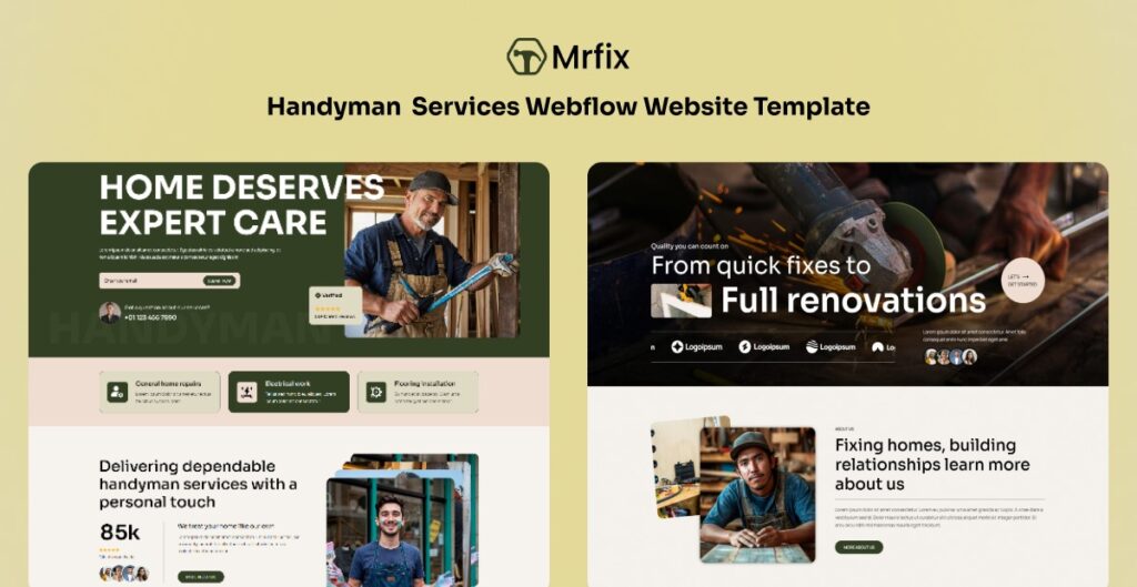 Mrfix Webflow Template