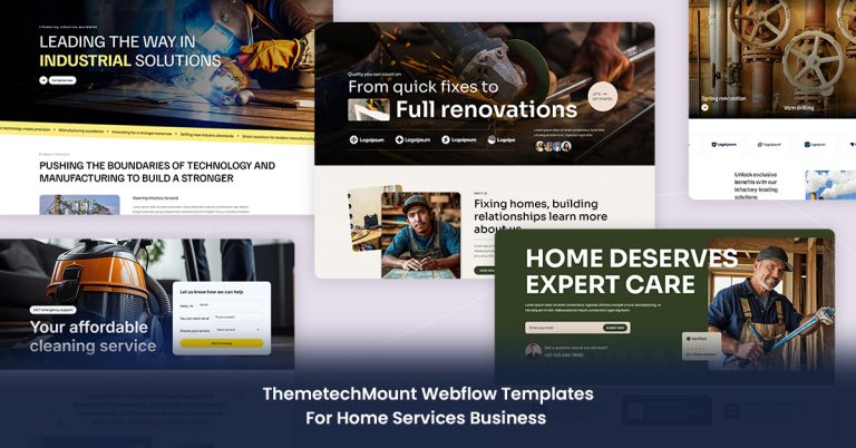 Home Services Webflow Template