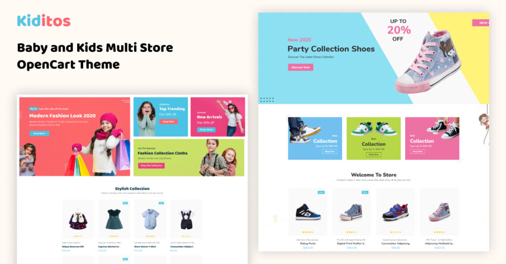 Kiditos - Baby and Kids Multi Store OpenCart Theme