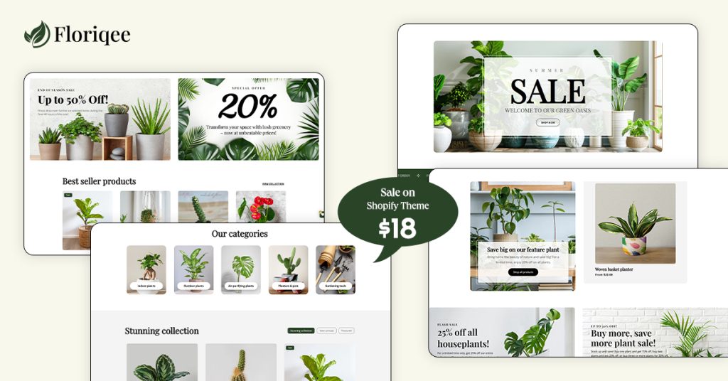 Floriqee- House Plants and Gardening Shopify Theme