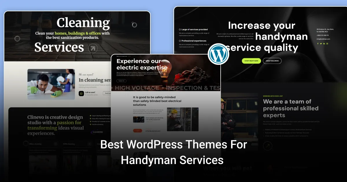 Best Handyman WordPress Themes Websites