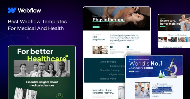 Health & Wellness Website Webflow Template