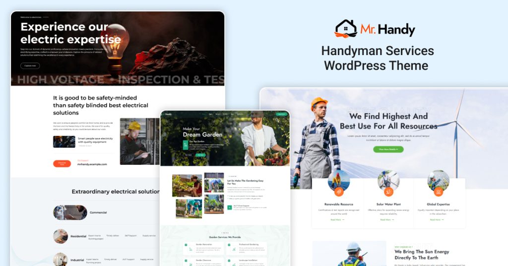 MrHandy – Handyman Services WordPress Theme