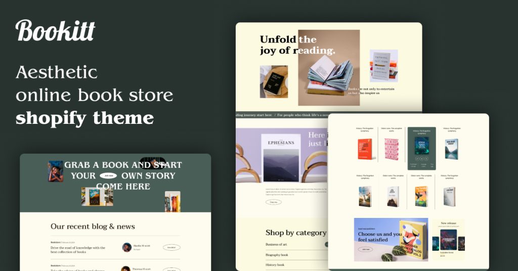 Bookitt - Book Store Shopify Theme