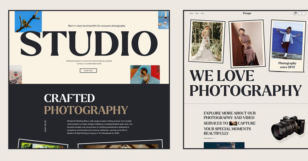 Photography Portfolio Website Webflow Template