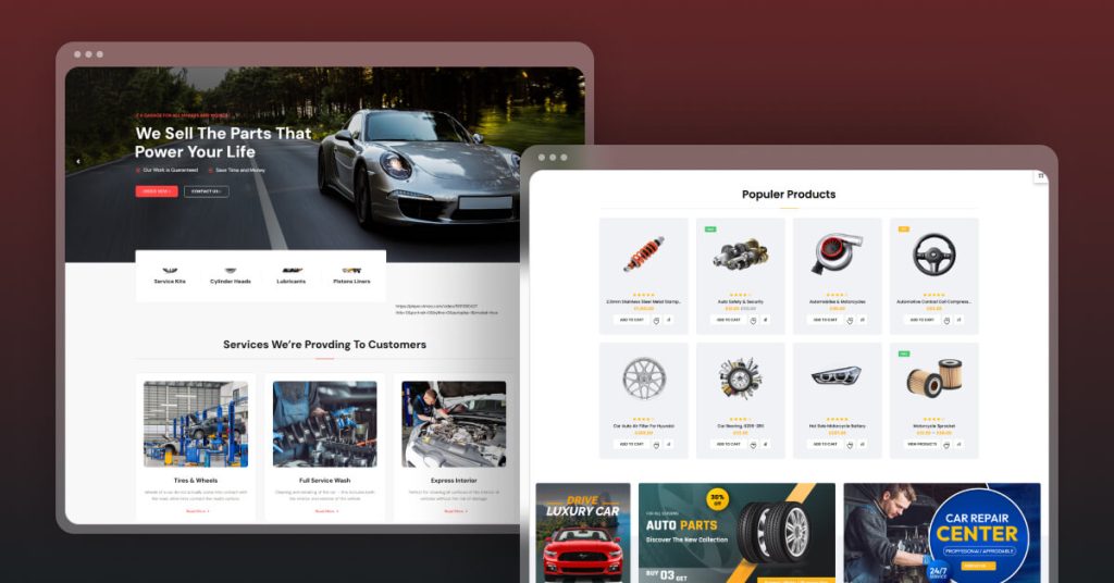 Car Accessories WooCommerce Theme