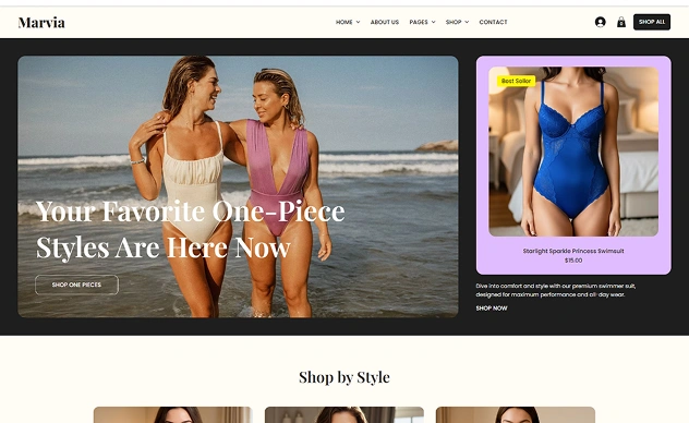 A Modern & Elegant Wix Template