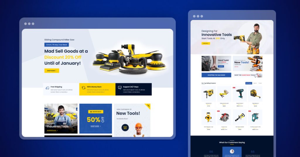 Tools Store eCommerce HTML Template