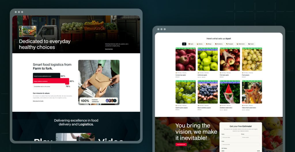 Food Logistics Service WooCommerce WordPress Theme