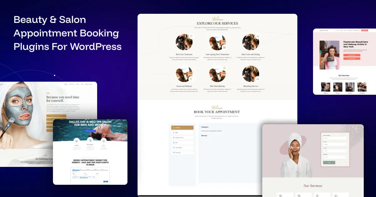 Best Salon Beauty and Wellnes WordPress Booking Plugin