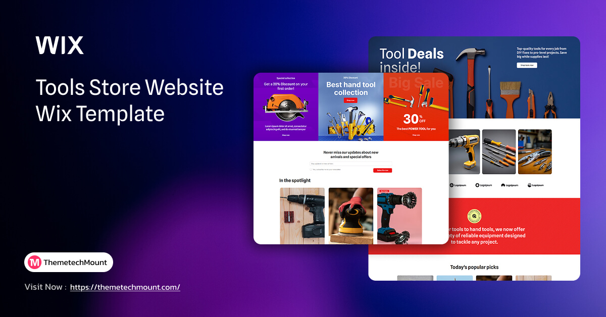 Tools Store Website