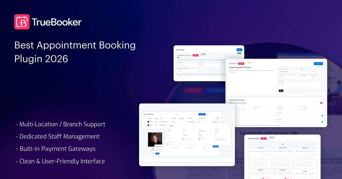 Appointment Booking Plugin
