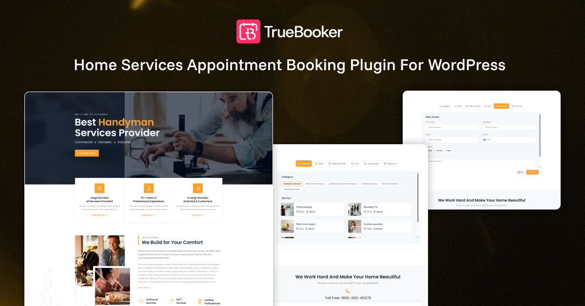 Home Services Appointment Booking Plugin for WordPress