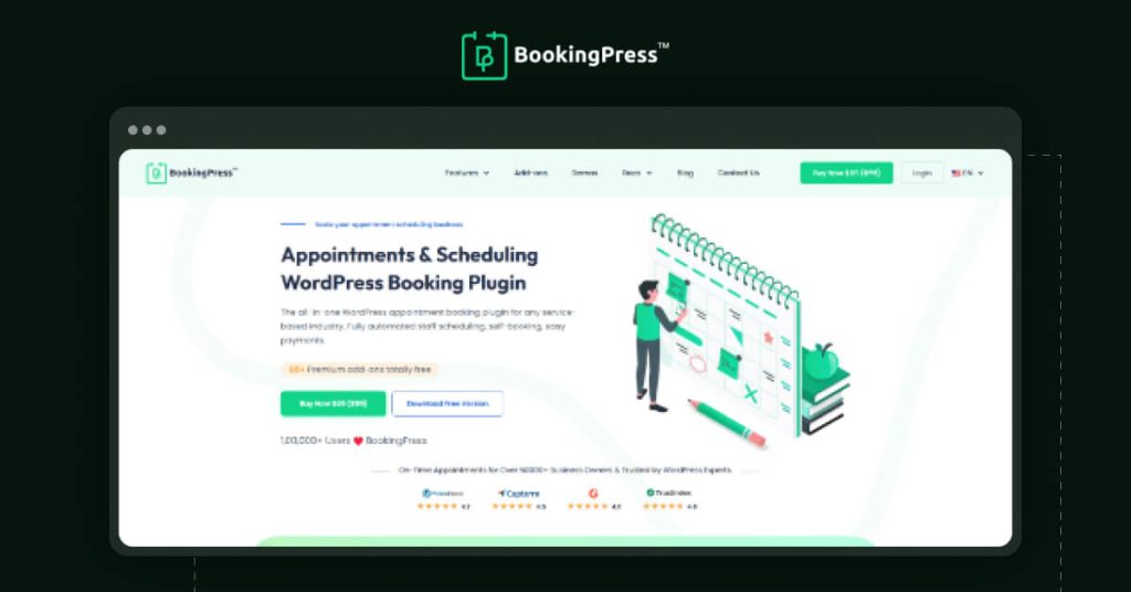 BookingPress- WordPress Booking Plugin for Appointment