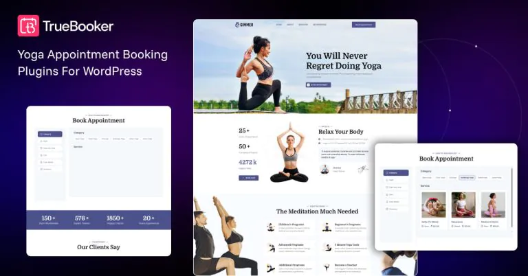 Yoga Class Appointment Booking WordPress Plugin
