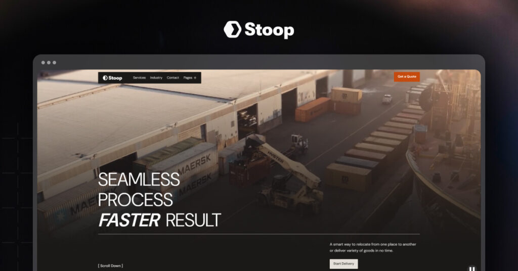 Stoop - Transportation Website Webflow Template