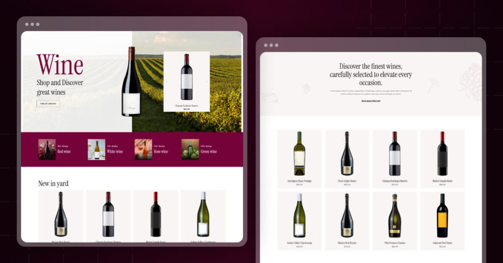 Wineyard- Wineyary Website Wix Template