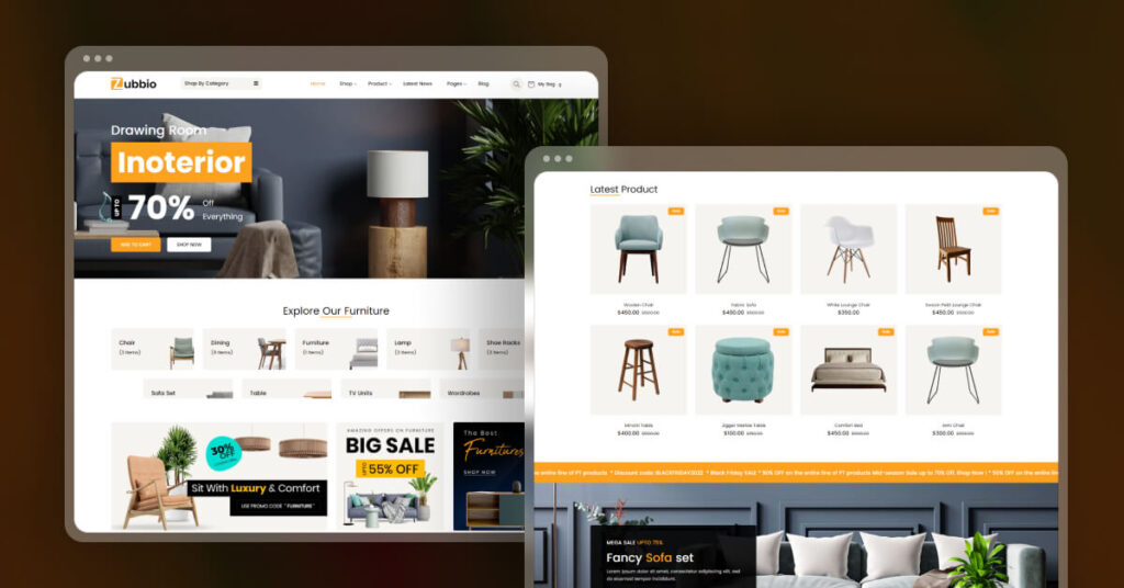 Zubbio - Shopify Furniture Store