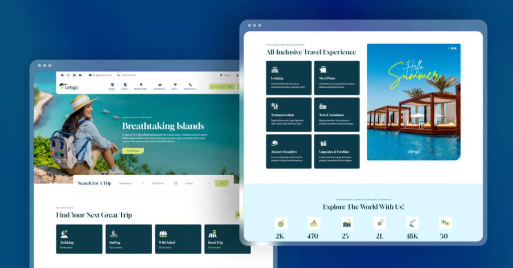 Letsgo - Adventure Tour & Travel WordPress Theme