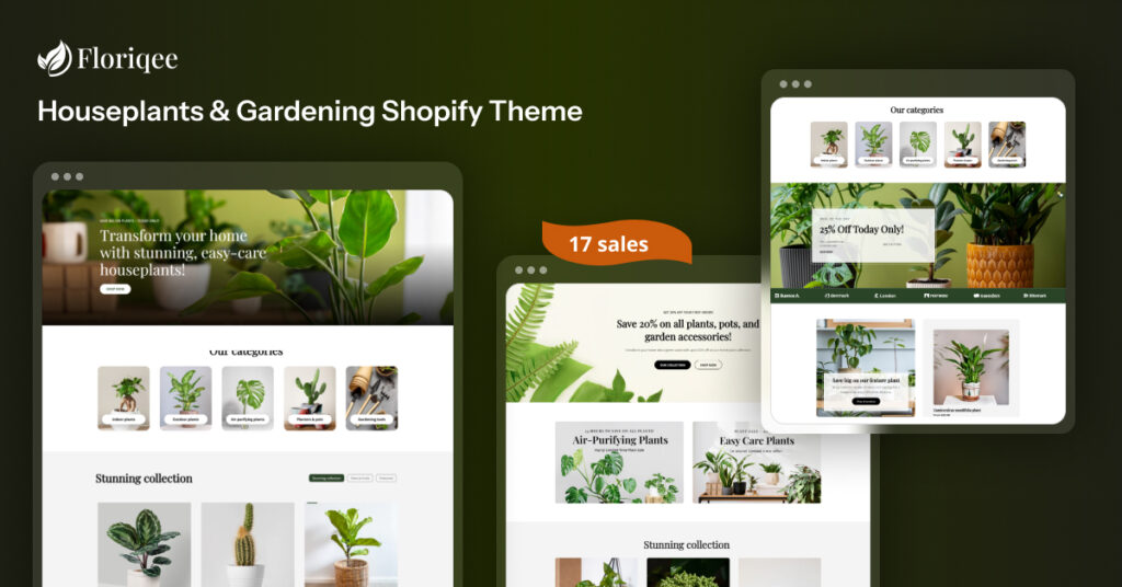 Floriqee - Houseplants & Gardening Shopify Theme