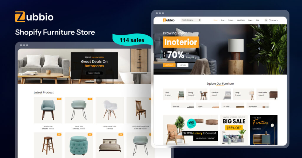 Zubbio - Shopify Furniture Store