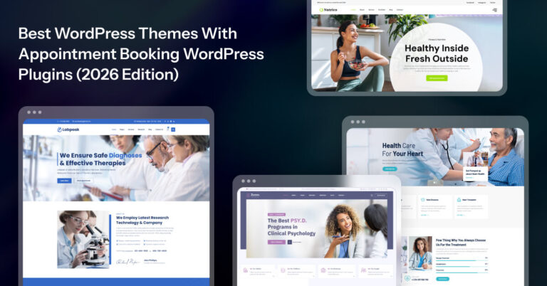 Popular WordPress Themes With Appointment Booking WordPress Plugins