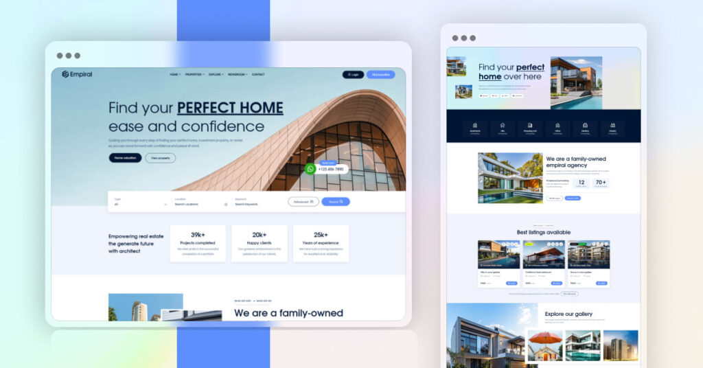 Empiral- Real Estate Website WordPress Theme