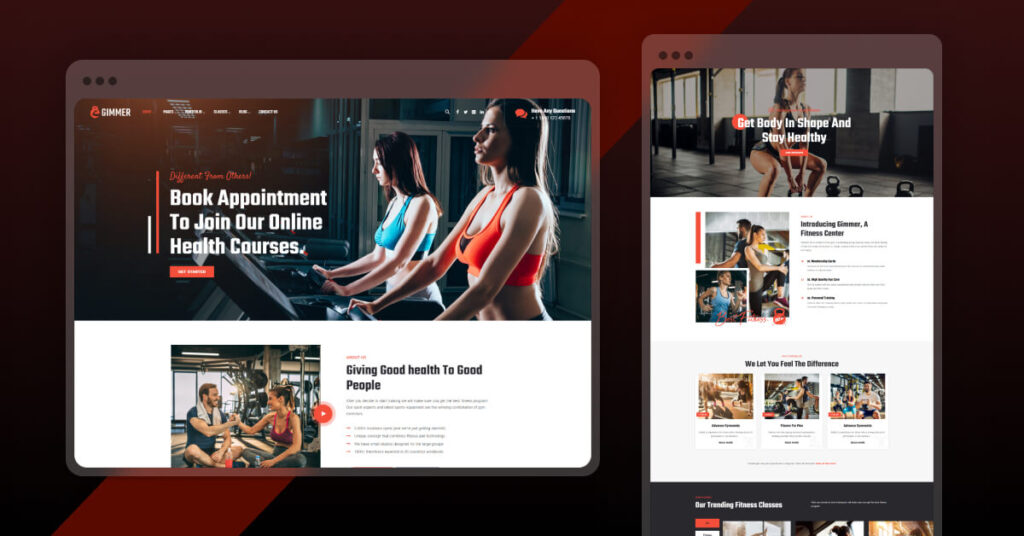 Gimmer - Fitness & Gym HTML Template