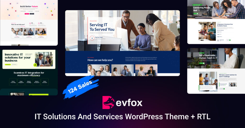 DevFox - IT Solutions and Services WordPress Theme + RTL