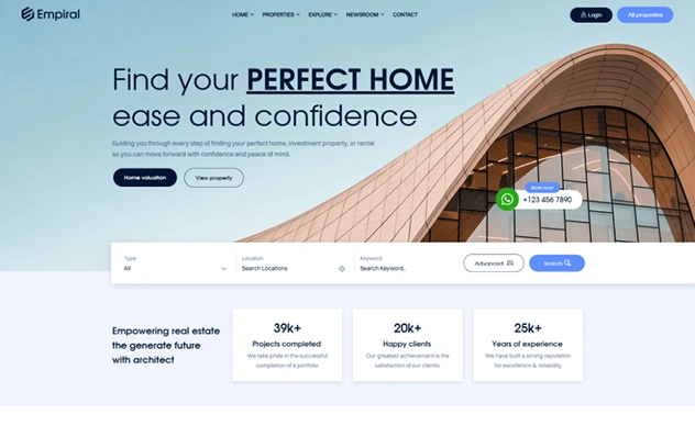 Real Estate WordPress Theme